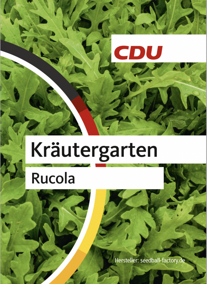 CDU-Samentütchen Rucola