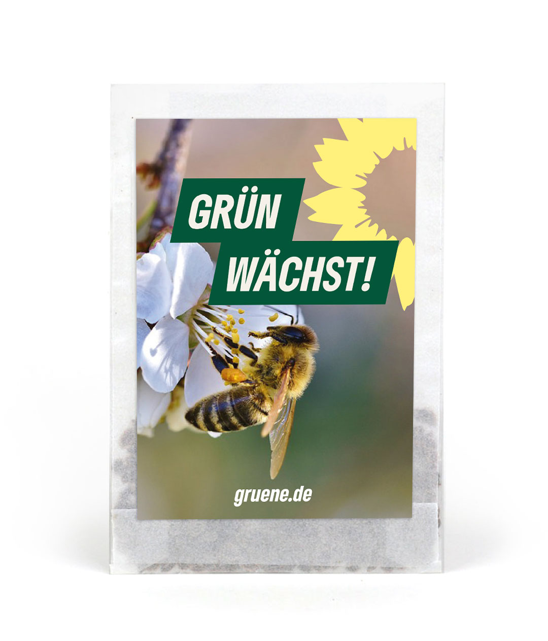 Samentütchen Bündnis 90/Die Grünen 2026 - Bienenwiese Kommunalwahl