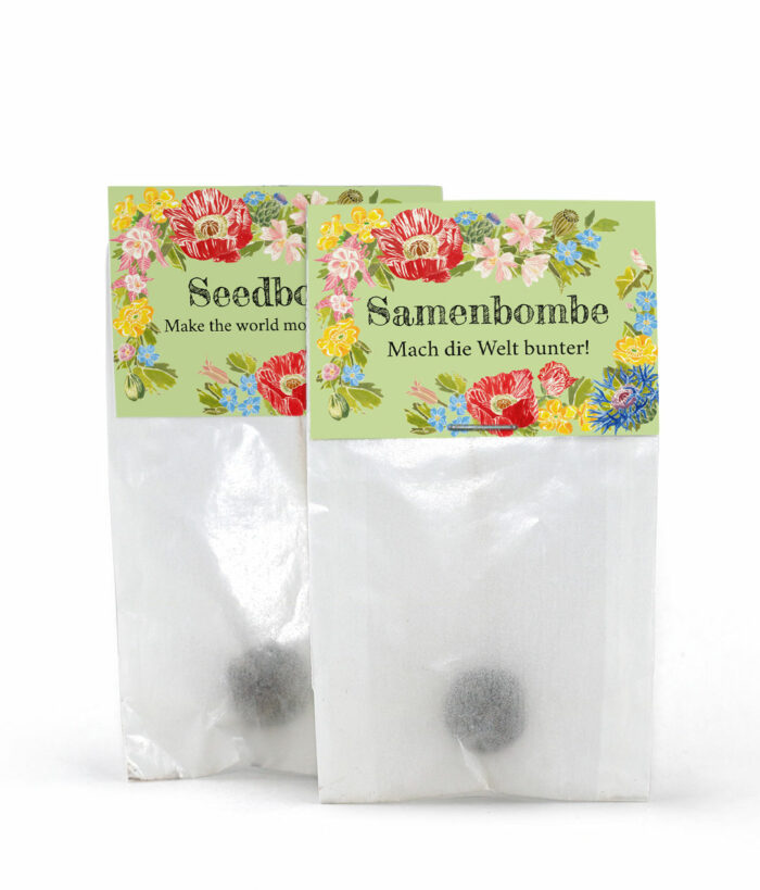 Samenkugel, Seedball, Seedbomb, nachhaltig, Geschenk