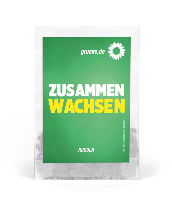 Samentütchen Bündnis 90/Die Grünen Rucola - Kampagne 2025