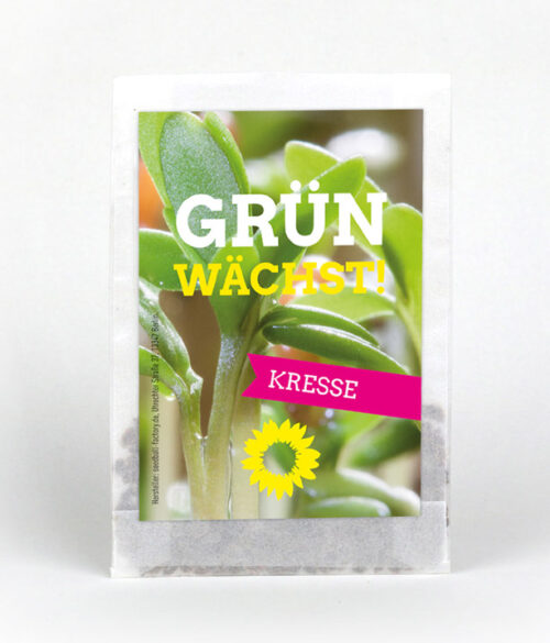 Samentütchen Bündnis 90/Die Grünen Kresse