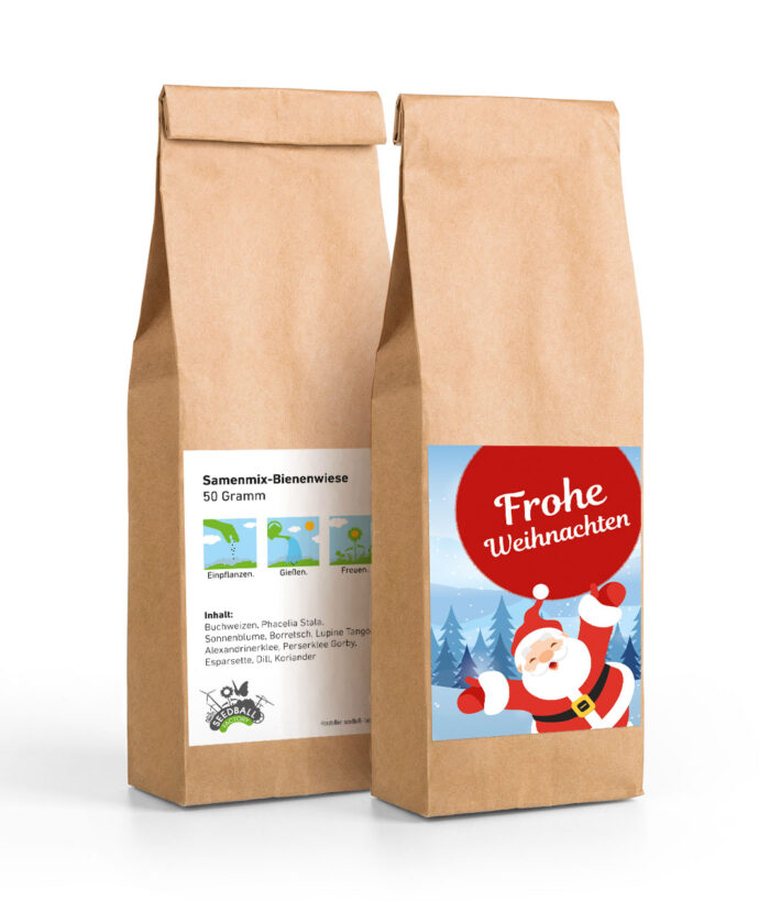 Samentüte 50 Gramm - ohne individuellen Druck | Weihnachten 2