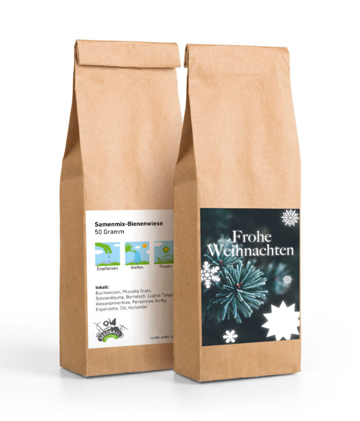 Samentüte 50 Gramm - ohne individuellen Druck | Weihnachten 3